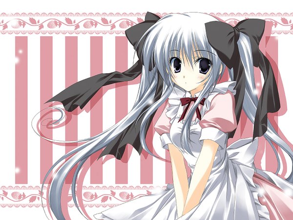 Anime picture 1600x1200 with korie riko twintails waitress tagme
