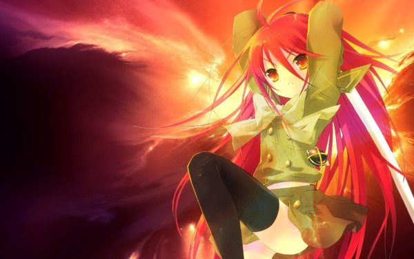 Anime picture 1680x1050 with shakugan no shana j.c. staff shana wide image girl