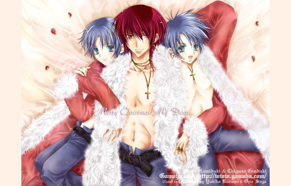 Anime picture 1200x768 with christmas tagme