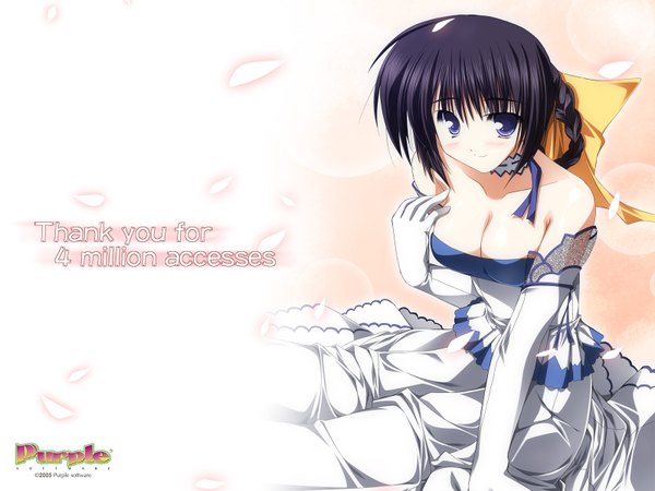 Anime picture 1600x1200 with purple software white background tagme