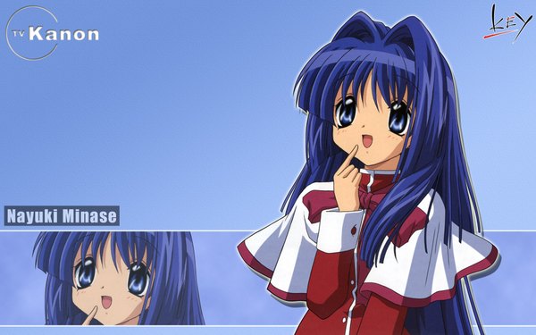 Anime picture 1920x1200 with kanon key (studio) minase nayuki highres wide image girl