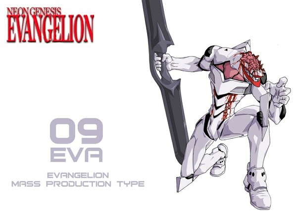 Anime picture 1024x768 with neon genesis evangelion gainax white background tagme