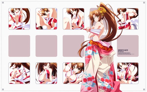 Anime picture 1920x1200 with the king of fighters snk shiranui mai highres light erotic wide image paizuri