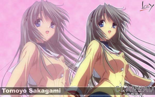 Anime picture 1920x1200 with clannad key (studio) sakagami tomoyo highres wide image