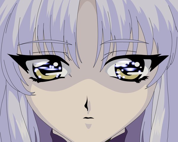 Anime picture 1280x1024 with martian successor nadesico xebec hoshino ruri single long hair looking at viewer shaded face face girl
