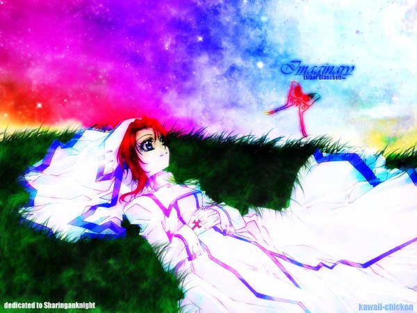 Anime picture 1280x960 with trinity blood gonzo esther blanchett blue eyes red hair