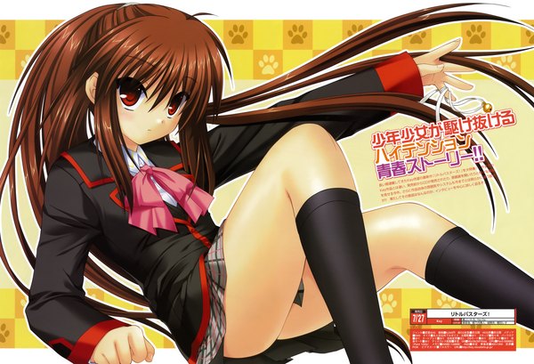 Anime picture 4365x2977 with little busters! key (studio) natsume rin na-ga highres girl