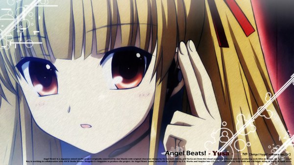 Anime picture 1920x1080 with angel beats! key (studio) yusa (angel beats!) highres wide image close-up