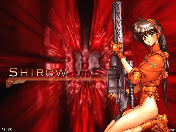 Anime picture 1600x1200 with shirou masamune light erotic gun tagme
