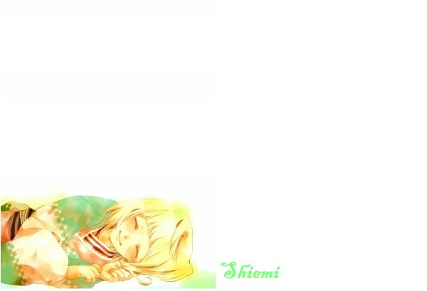 Anime picture 1200x820 with ao no exorcist a-1 pictures moriyama shiemi single blush short hair blonde hair simple background smile white background eyes closed traditional clothes japanese clothes sleeping girl kimono
