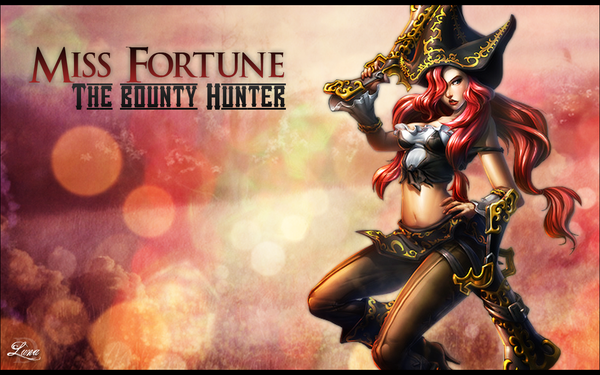 Anime picture 1280x800 with league of legends miss fortune (league of legends) single long hair fringe wide image red hair hair over one eye midriff girl navel weapon hat gun pirate hat