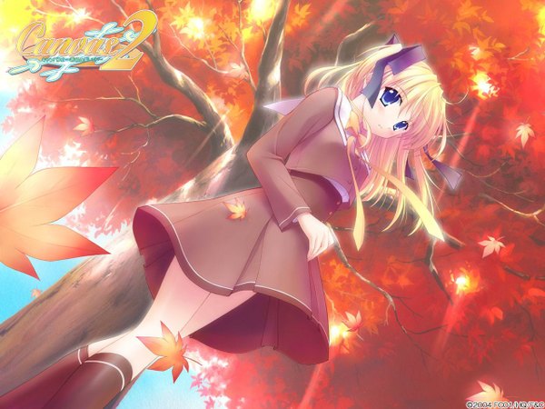 Anime picture 1280x960 with canvas 2 housen elis nanao naru autumn tagme