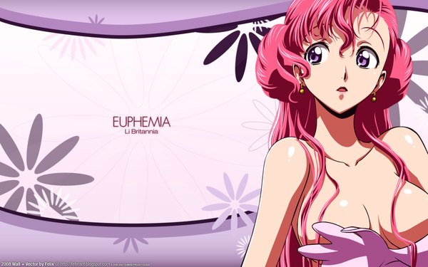 Anime picture 1920x1200 with code geass sunrise (studio) euphemia li britannia highres light erotic wide image