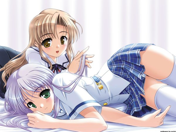 Anime picture 1600x1200 with yoake mae yori ruri iro na august soft feena fam earthlight hozumi sayaka tagme