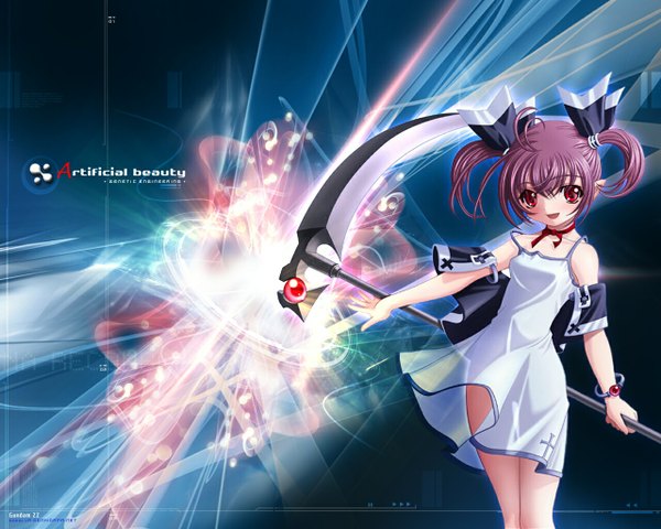 Anime picture 1280x1024 with scythe tagme