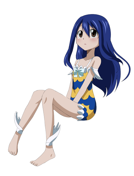Anime picture 1492x1964 with fairy tail wendy marvell meiji (kurumierika) single long hair tall image brown eyes blue hair tears transparent background girl dress