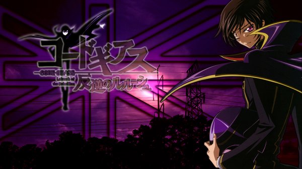 Anime picture 1280x720 with code geass sunrise (studio) lelouch lamperouge wide image