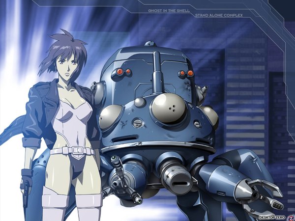 Anime picture 1280x960 with ghost in the shell production i.g kusanagi motoko tagme