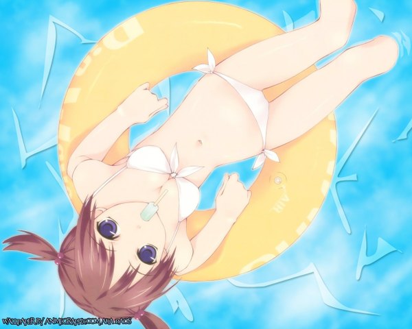 Anime picture 1280x1024 with murakami suigun swimsuit bikini white bikini tagme
