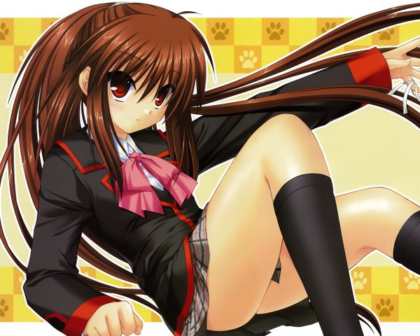 Anime picture 1280x1024 with little busters! key (studio) natsume rin na-ga tagme