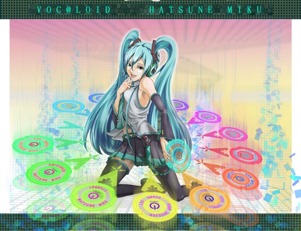 Anime picture 2275x1755 with vocaloid hatsune miku highres girl tagme