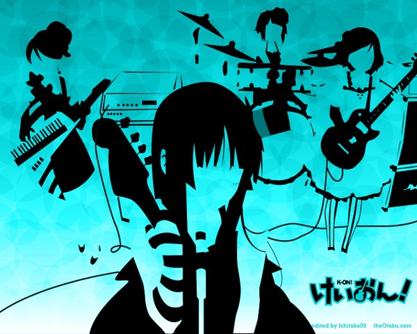 Anime picture 1280x1024 with k-on! kyoto animation vector guitar drum set