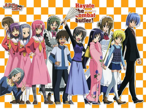 Anime picture 1600x1200 with hayate no gotoku! group tagme
