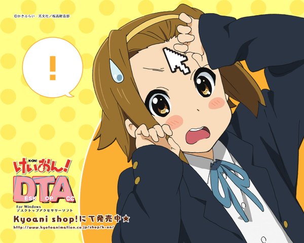 Anime picture 1280x1024 with k-on! kyoto animation tainaka ritsu signed watermark jpeg artifacts