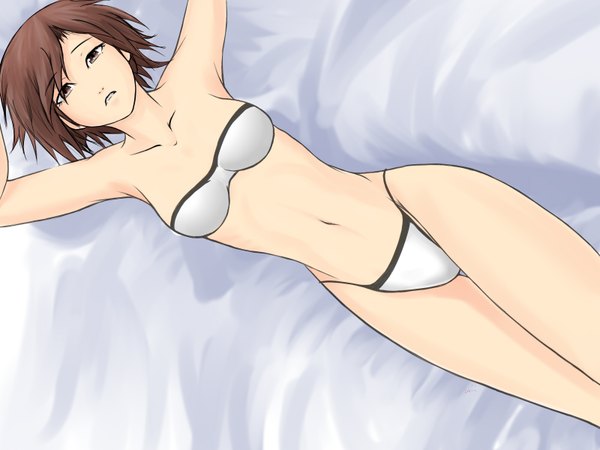 Anime picture 1600x1200 with vocaloid meiko light erotic underwear only girl underwear