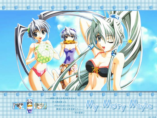Anime picture 1024x768 with tagme my merry may my merry maybe