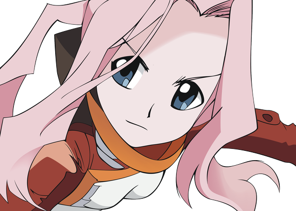 Anime picture 2331x1665 with tengen toppa gurren lagann gainax darry adai highres pink hair transparent background vector