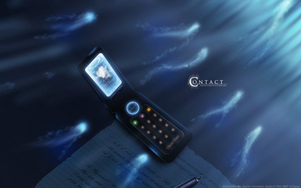 Anime picture 1920x1200 with ghost hunt j.c. staff shibuya kazuya highres wide image ghost paper phone pen photo (object)