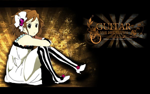 Anime picture 1280x800 with k-on! kyoto animation hirasawa yui wide image