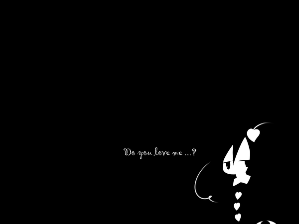 Anime picture 1600x1200 with touhou komeiji satori cast a black background monochrome girl