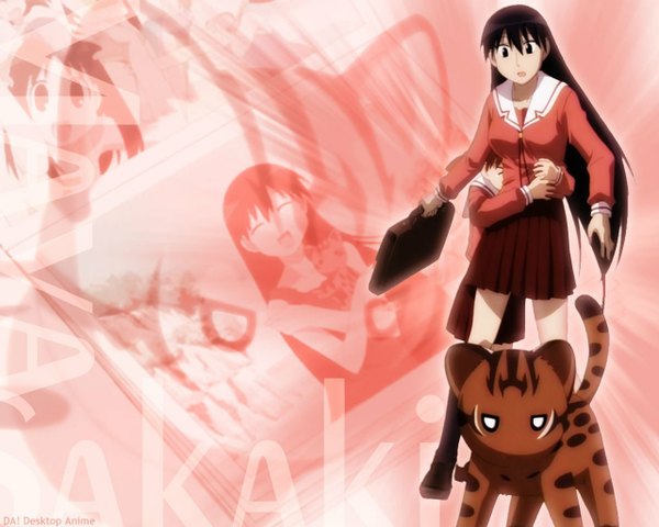 Anime picture 1280x1024 with azumanga daioh j.c. staff mihama chiyo sakaki girl