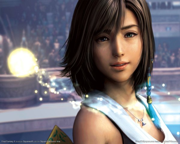 Anime picture 1280x1024 with final fantasy square enix yuna (ff10) tagme