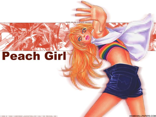 Anime picture 1024x768 with peach girl adachi momo ueda miwa copyright name third-party edit tagme