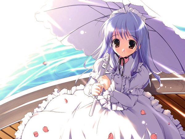 Anime picture 1600x1200 with sister princess zexcs aria (sister princess) goth-loli umbrella