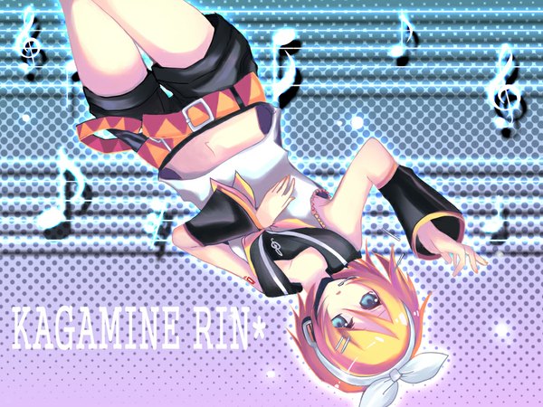 Anime picture 1024x768 with vocaloid kagamine rin harano girl tagme