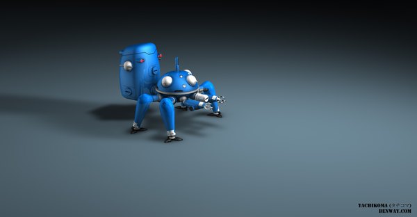 Anime picture 1630x850 with ghost in the shell production i.g tachikoma wide image tagme
