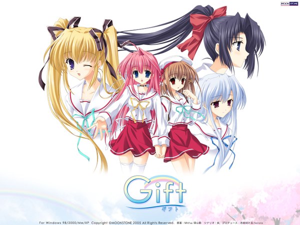 Anime picture 1600x1200 with gift eternal rainbow tagme