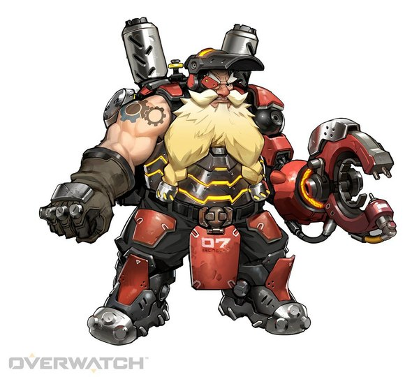 Anime picture 1137x1024 with overwatch blizzard entertainment torbjorn (overwatch) torbjorn lindholm (overwatch) tagme (artist) single simple background white background black eyes boy gloves armor eyepatch beard mustache