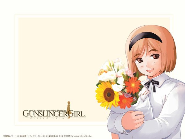 Anime picture 1024x768 with gunslinger girl madhouse henrietta (gunslinger girl) tagme