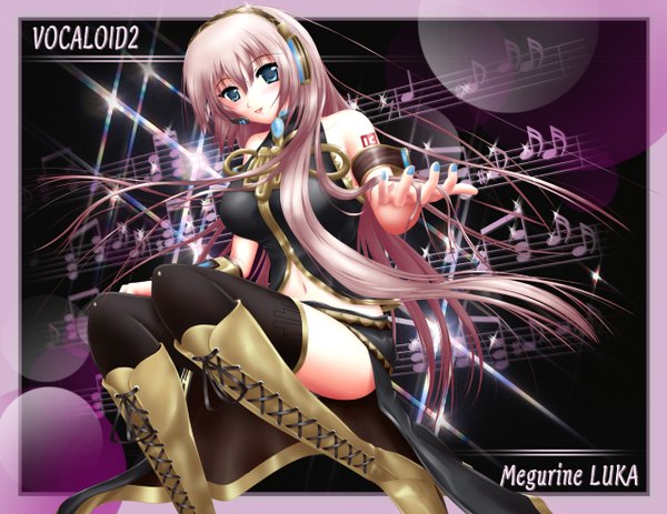 Anime picture 1280x988 with vocaloid megurine luka girl tagme