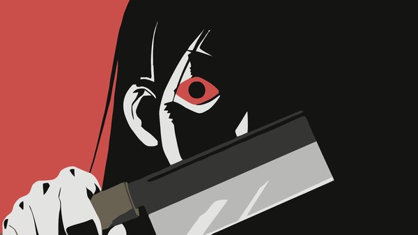 Anime picture 2132x1200 with sayonara zetsubou sensei shaft (studio) kitsu chiri highres wide image