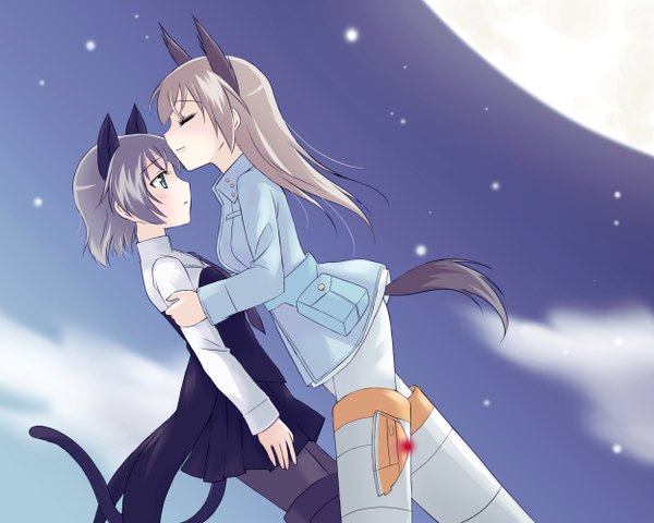 Anime picture 2500x2000 with strike witches sanya v. litvyak eila ilmatar juutilainen highres tagme