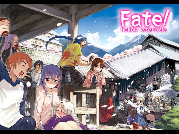 Anime picture 1600x1200 with fate (series) fate/stay night fate/hollow ataraxia studio deen type-moon girl