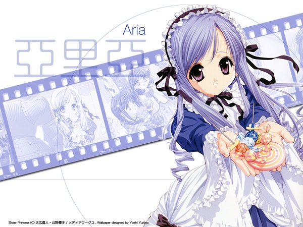 Anime picture 1024x768 with sister princess zexcs aria (sister princess) tenhiro naoto wallpaper