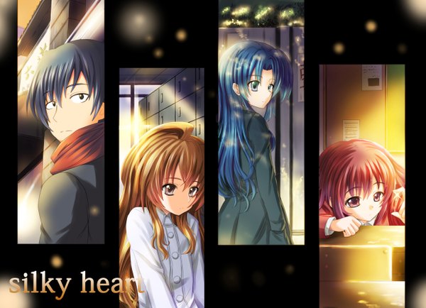 Anime picture 1240x898 with toradora j.c. staff aisaka taiga kawashima ami kushieda minori takasu ryuuji