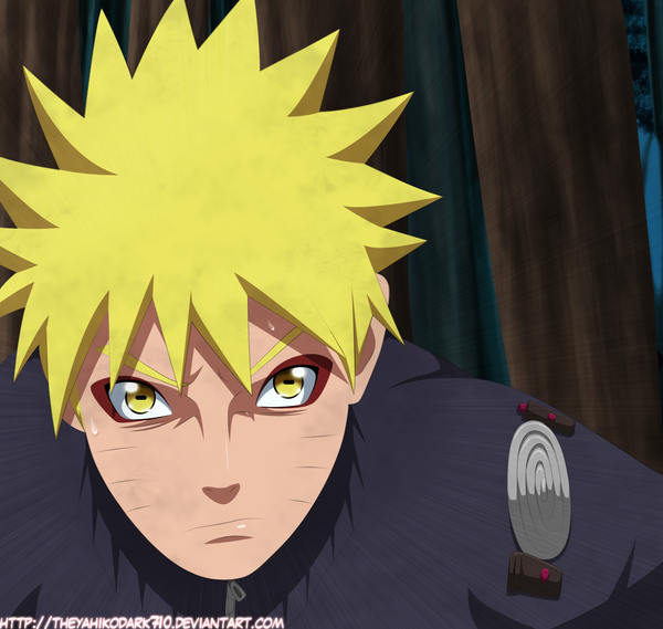 Anime picture 1200x1139 with naruto studio pierrot naruto (series) uzumaki naruto iitheyahikodarkii single short hair blonde hair yellow eyes sweat coloring facial mark portrait whisker markings jinchuriki boy plant (plants) tree (trees) vest